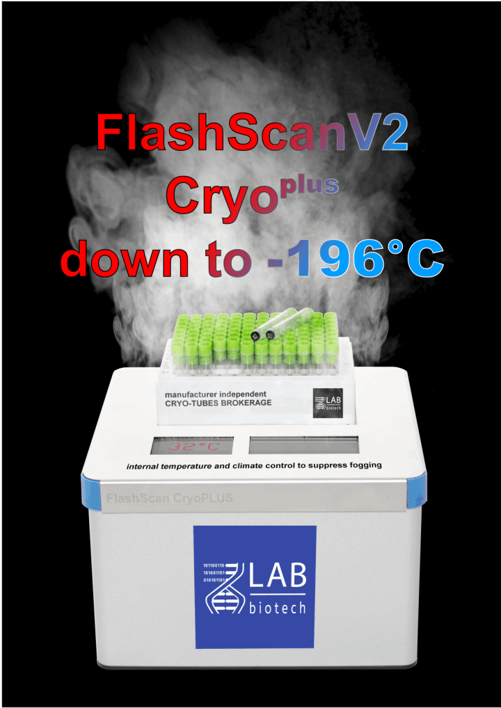 FlashScanV2 Cryo rack reader